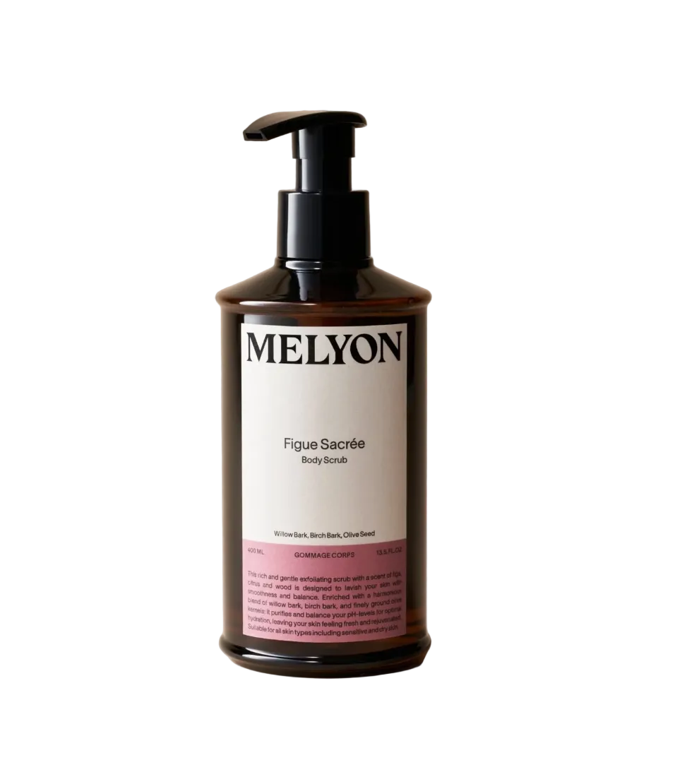 Gommage corporel Figue Sacrée — Melyon · 400 ml
