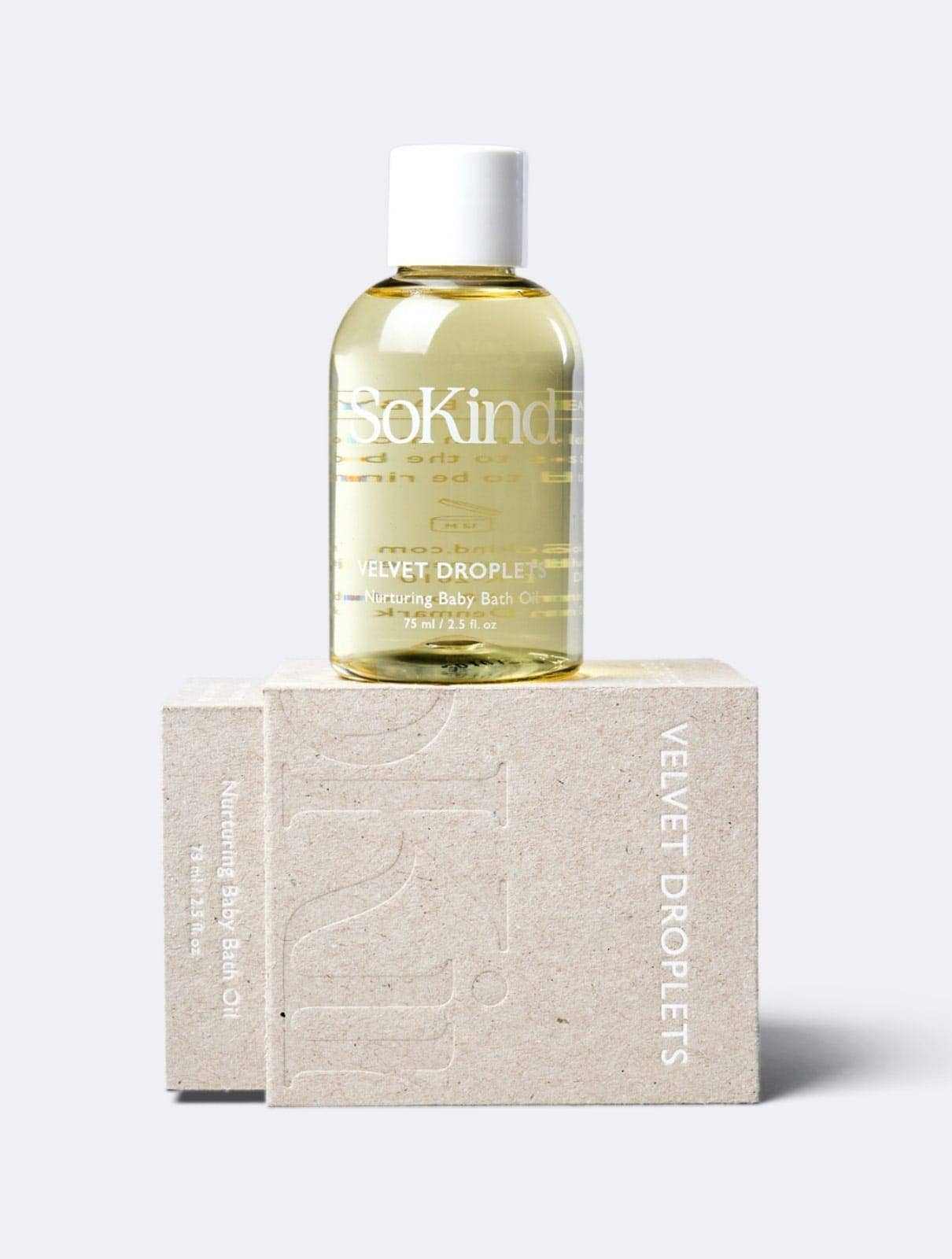 Huile de bain nourrissante Velvet Droplets pour bébé