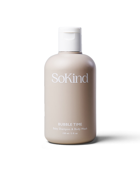 Shampoing et gel lavant doux Bubble Time pour bébé