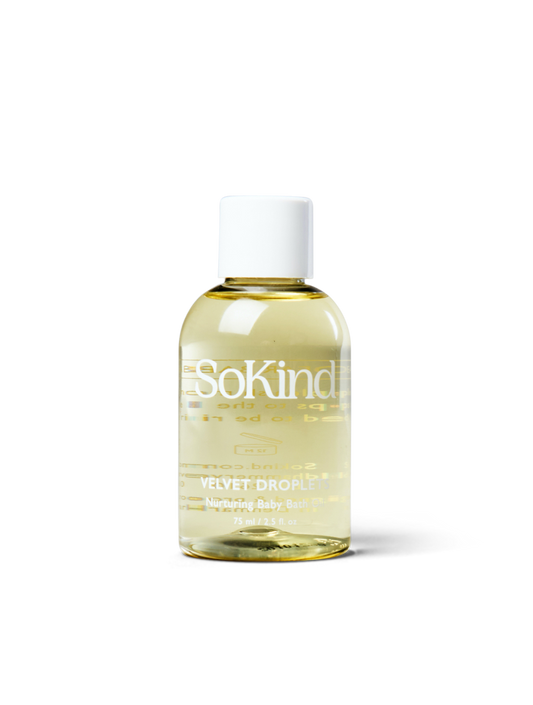 Huile de bain nourrissante Velvet Droplets pour bébé