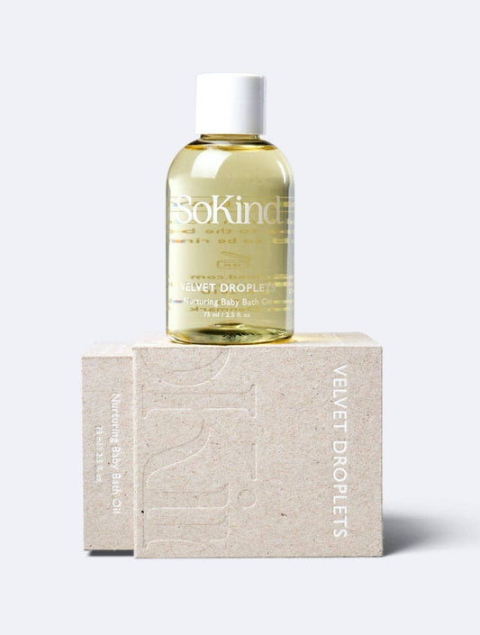 Huile de bain nourrissante Velvet Droplets pour bébé