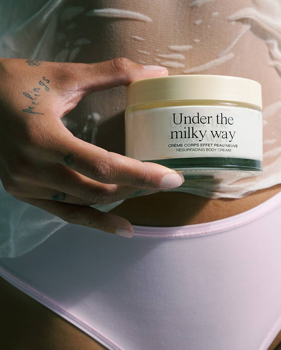 Crème effet peau neuve parfumée | Under the milky way